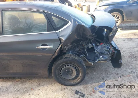 2014 Nissan Sentra S из США, поврежденный, VIN 3N1AB7AP8EL607750